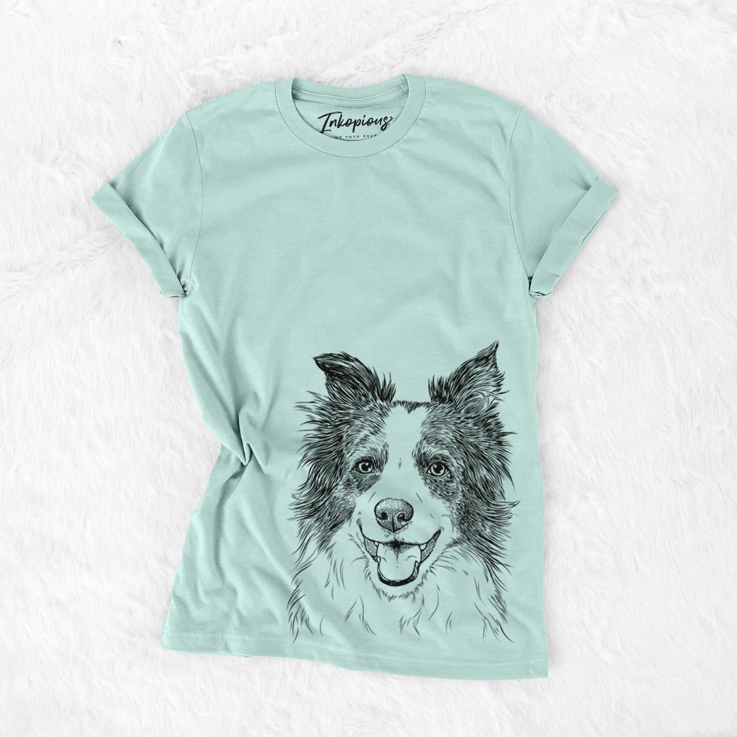 Bare Kylee the Border Collie - Unisex Crewneck