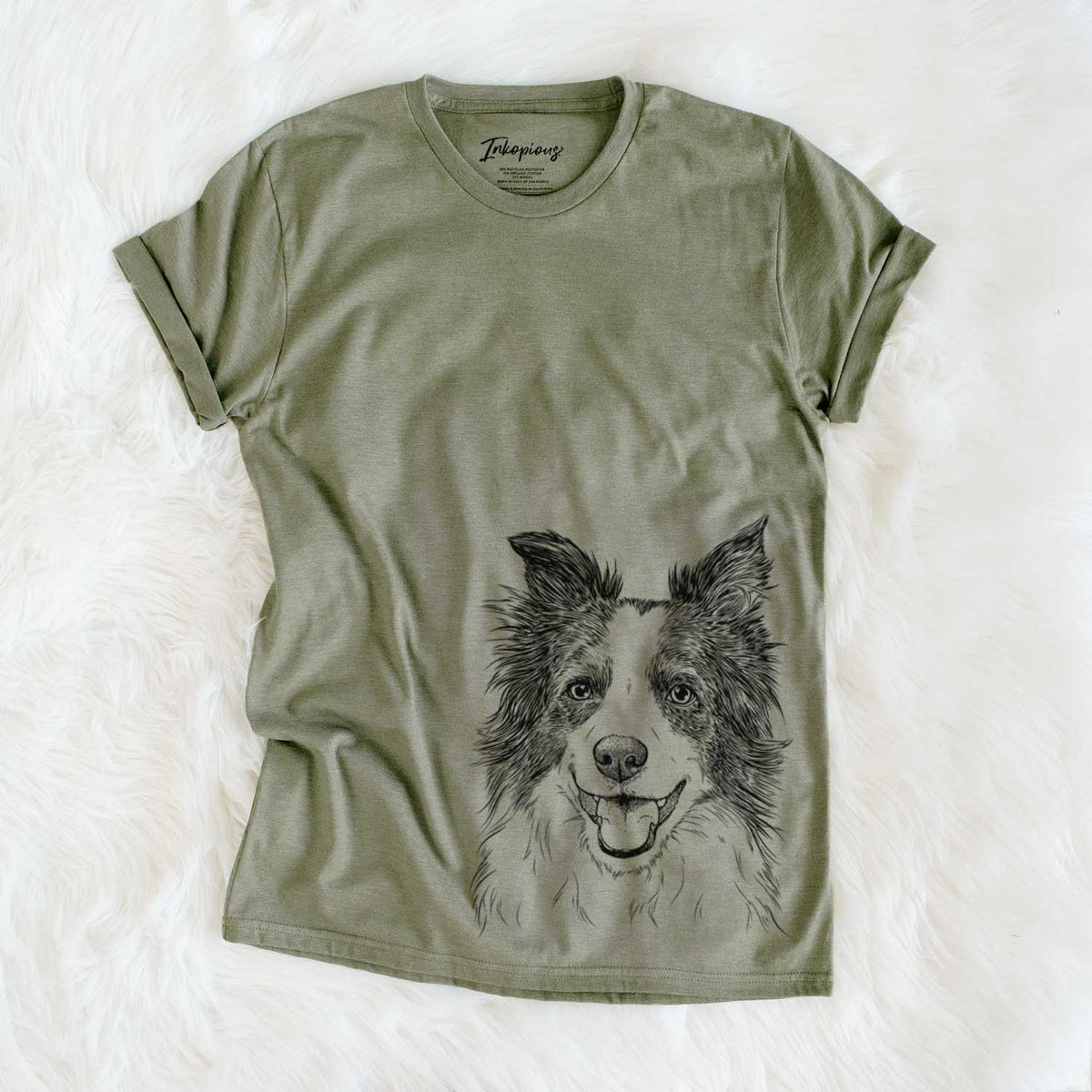 Bare Kylee the Border Collie - Unisex Crewneck