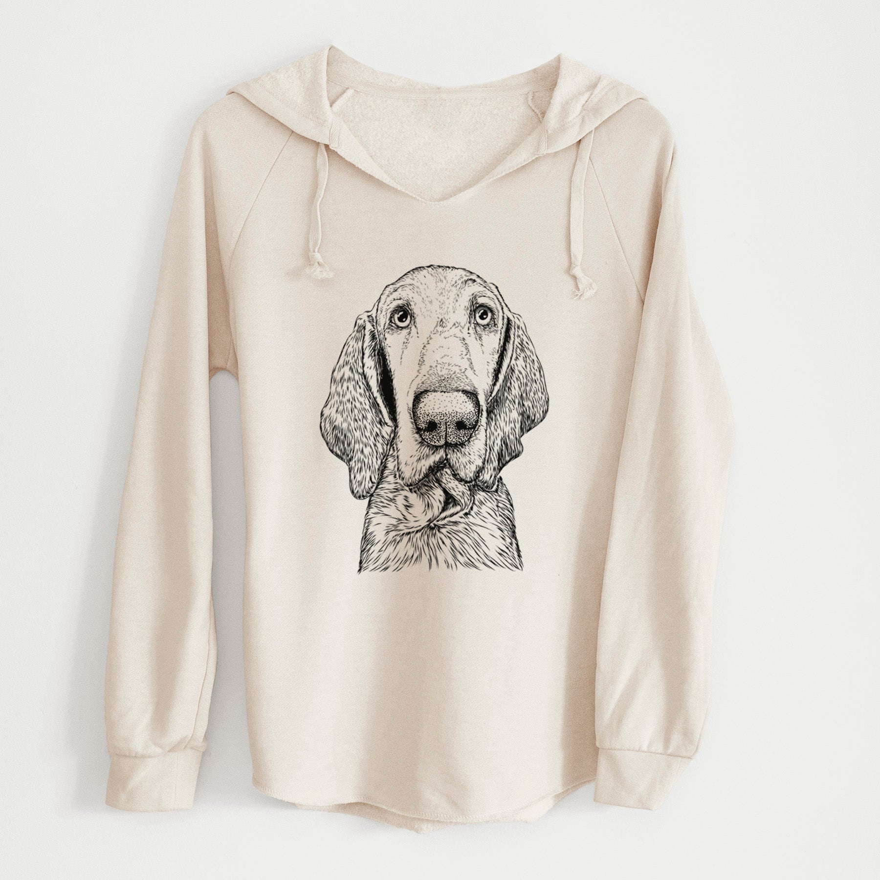 Bare Kylie the Bracco Italiano - Cali Wave Hooded Sweatshirt