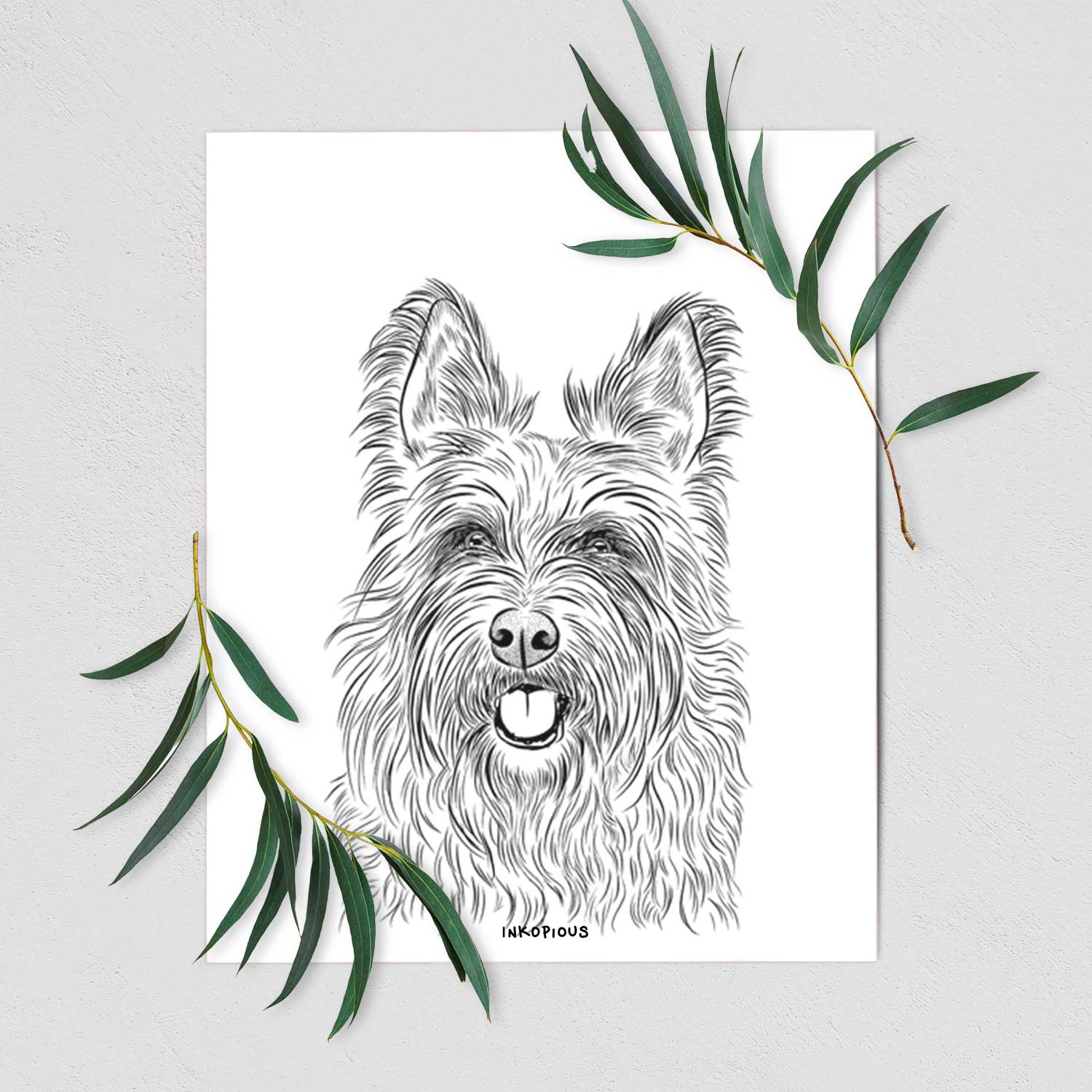 Kyros the Berger Picard Art Print