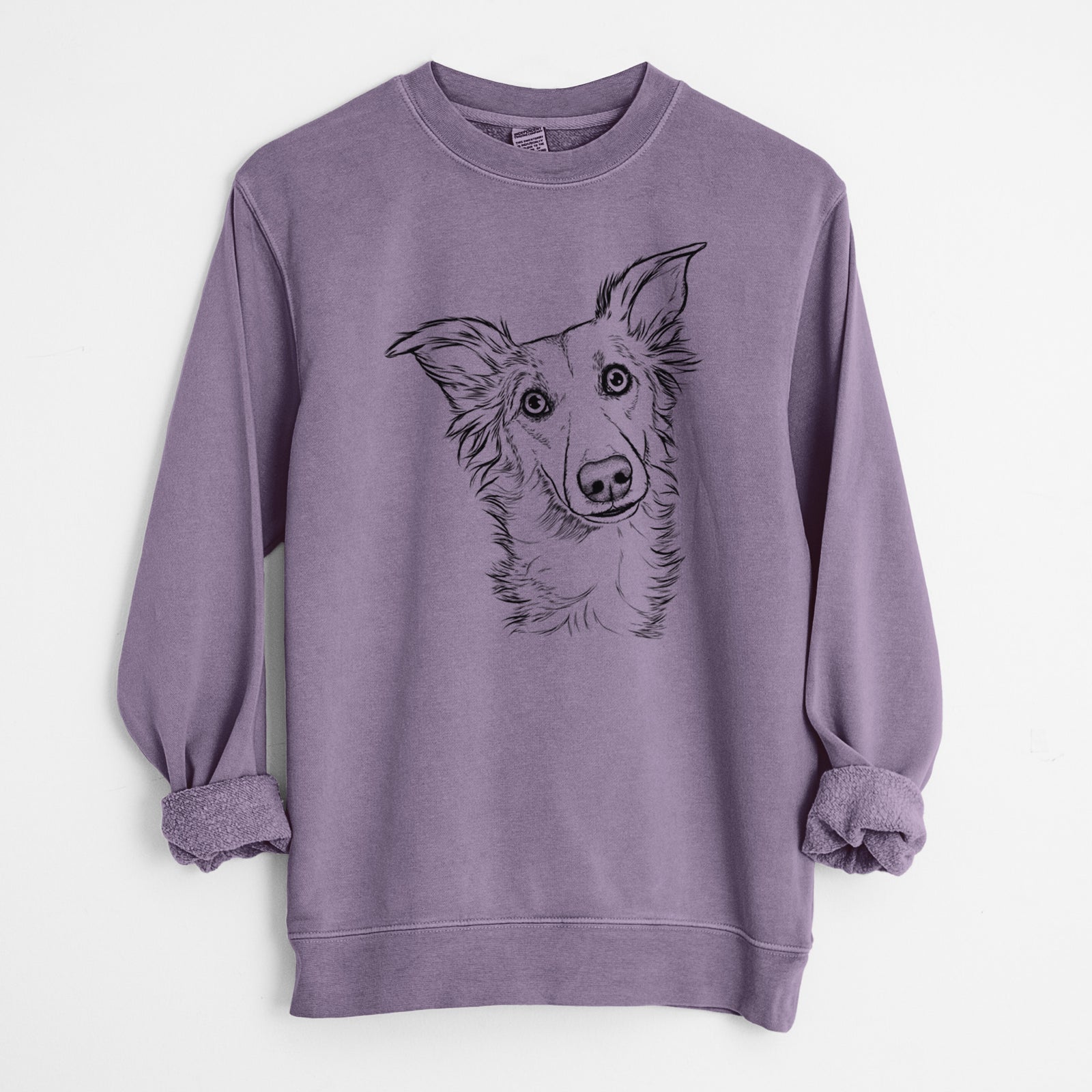 Bare Kyu the Windsprite - Unisex Pigment Dyed Crew Sweatshirt