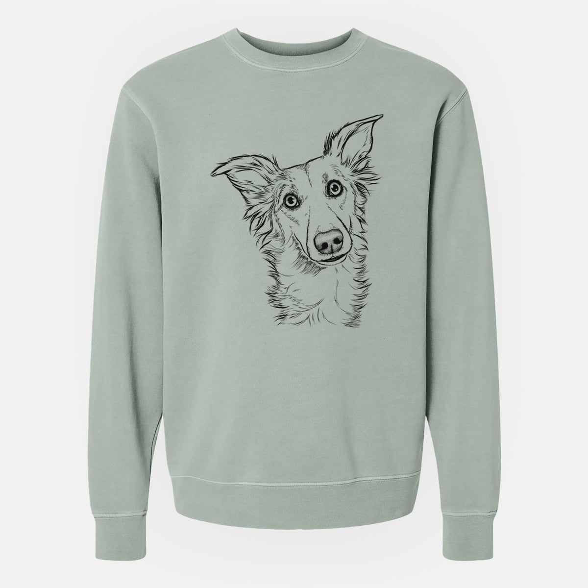 Bare Kyu the Windsprite - Unisex Pigment Dyed Crew Sweatshirt