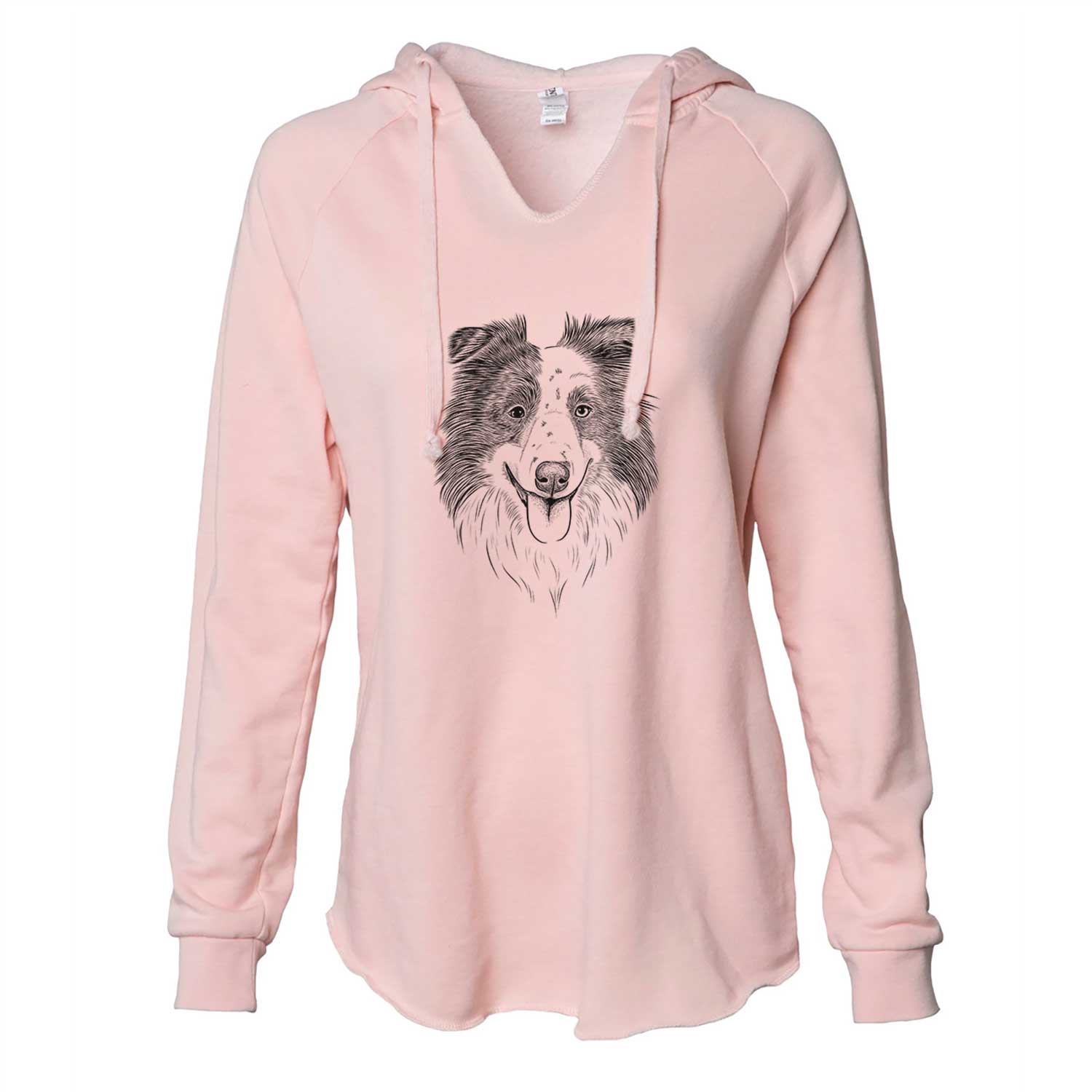 Lady Bug the Border Collie - Cali Wave Hooded Sweatshirt