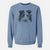 Bare Lady Bug the Border Collie - Unisex Pigment Dyed Crew Sweatshirt