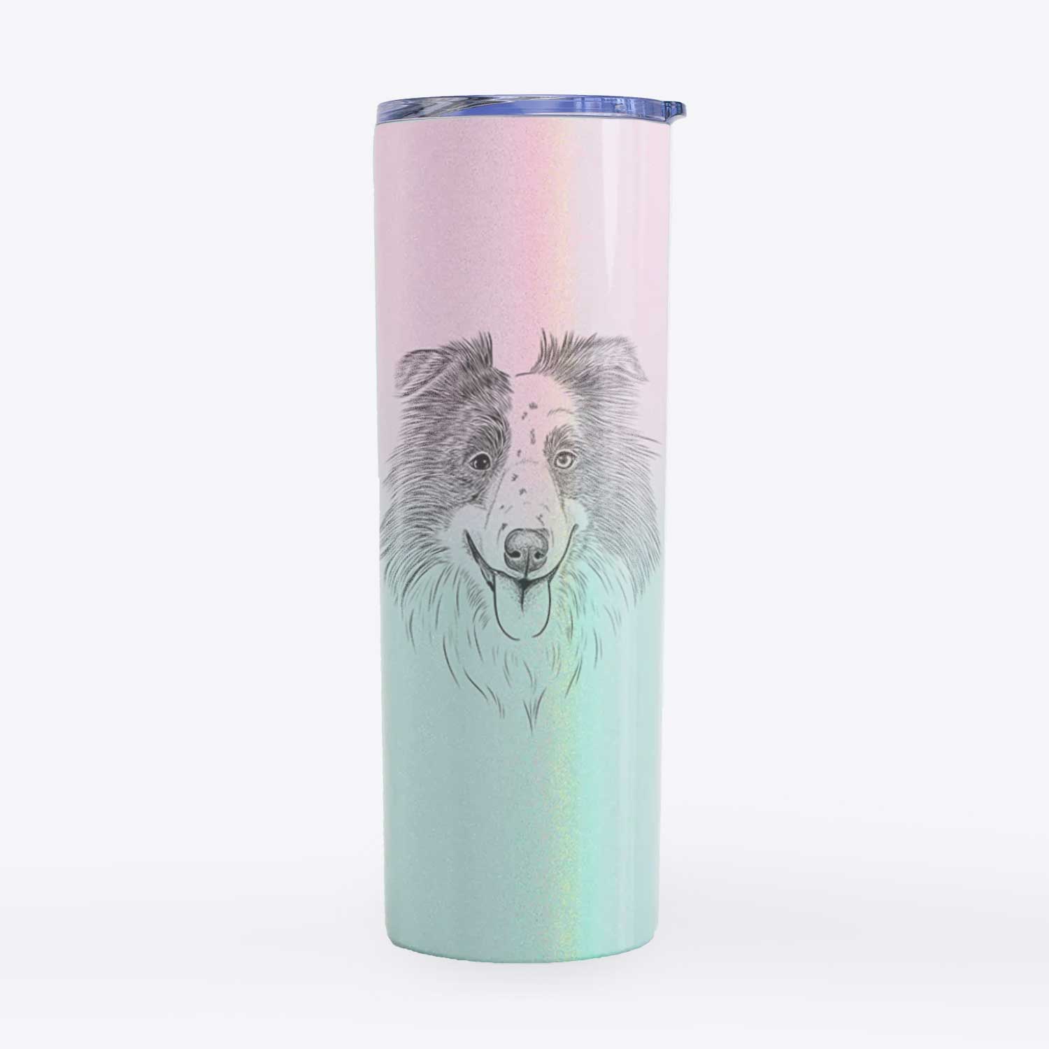 Lady Bug the Border Collie - 20oz Skinny Tumbler