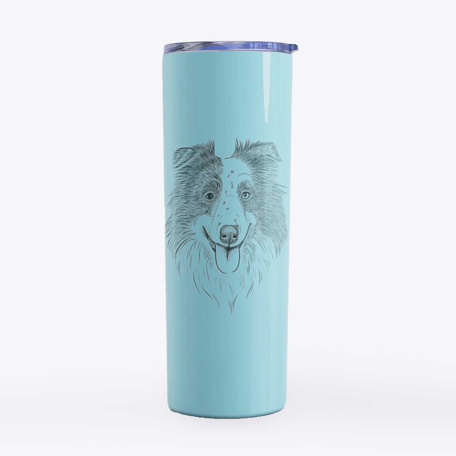 Lady Bug the Border Collie - 20oz Skinny Tumbler