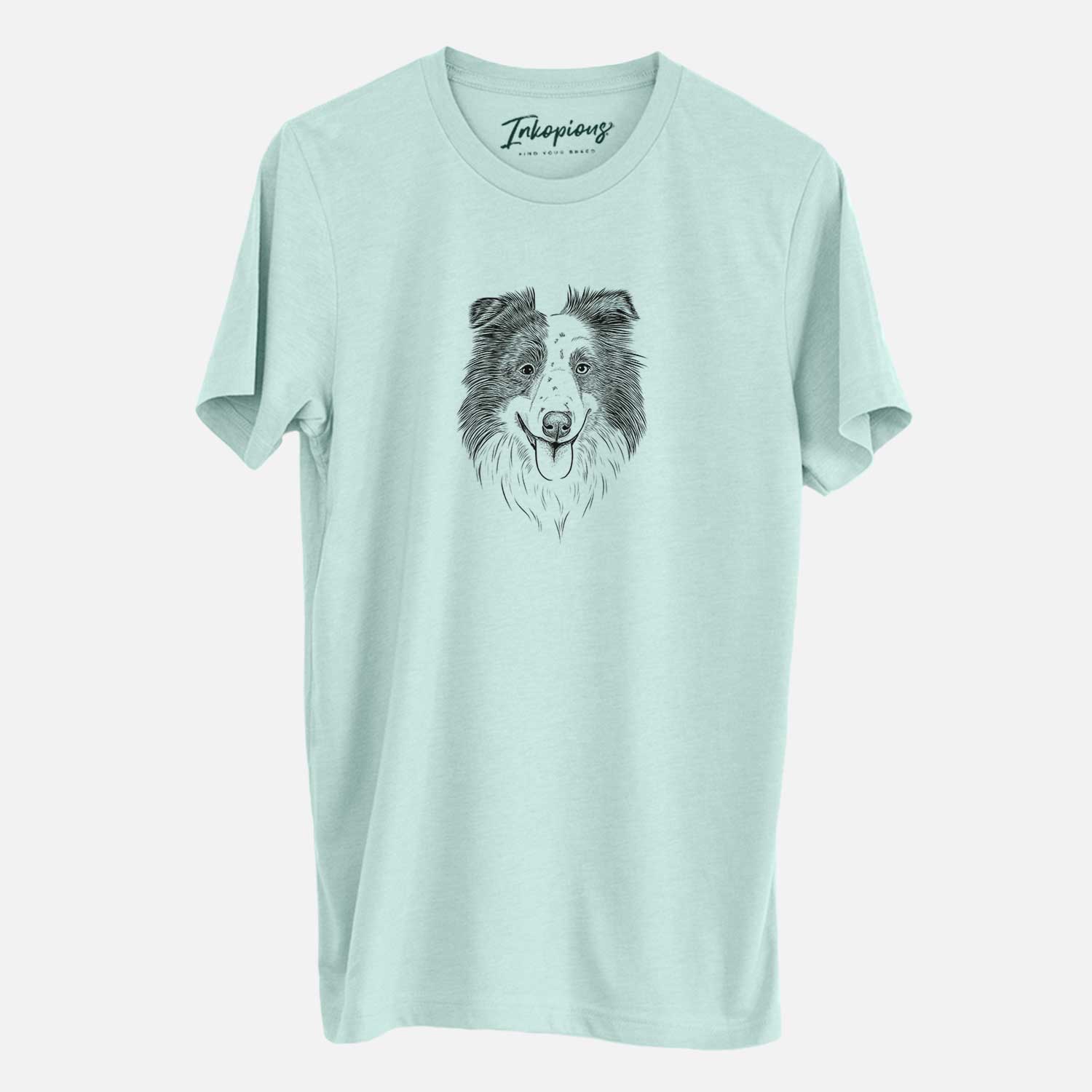 Bare Lady Bug the Border Collie - Unisex Crewneck