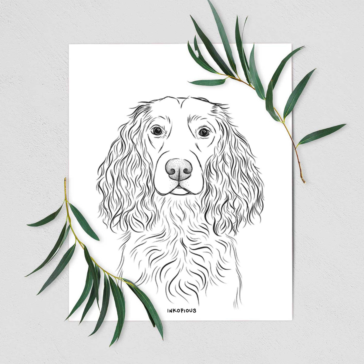 Landry the Boykin Spaniel Art Print