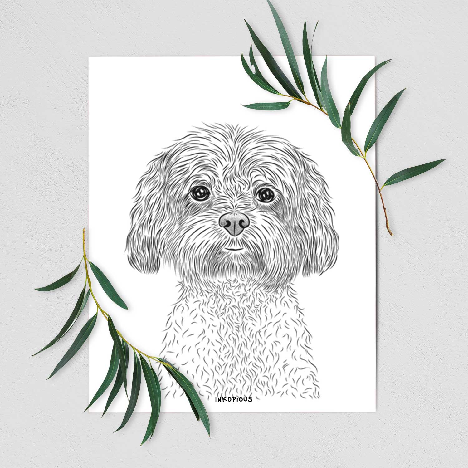 Lane the Lhasa Apso Art Print