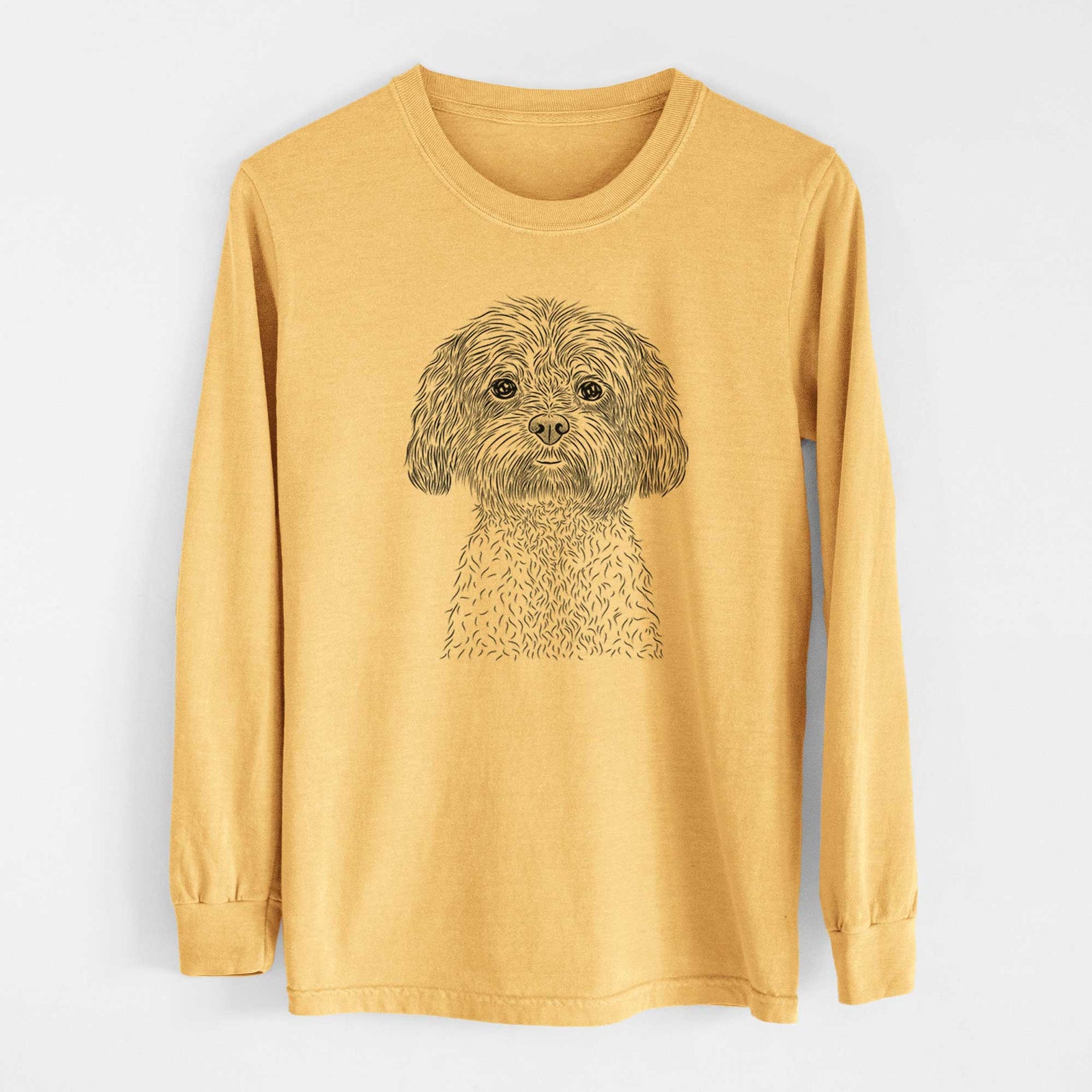 Bare Lane the Lhasa Apso - Heavyweight 100% Cotton Long Sleeve