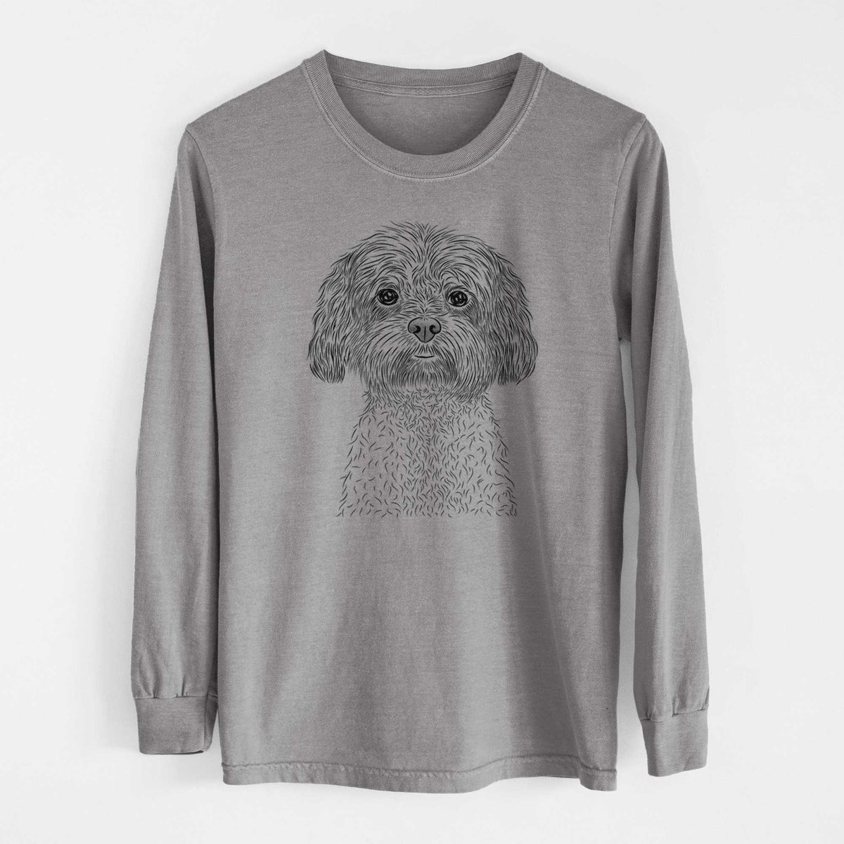 Bare Lane the Lhasa Apso - Heavyweight 100% Cotton Long Sleeve