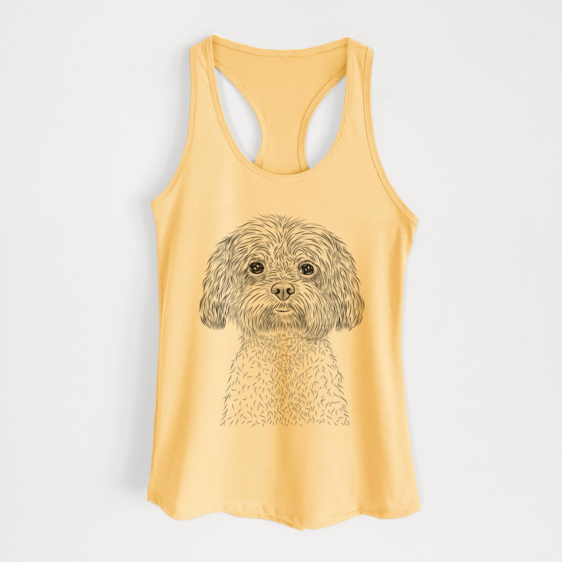 Lane the Lhasa Apso - Women's Racerback Tanktop