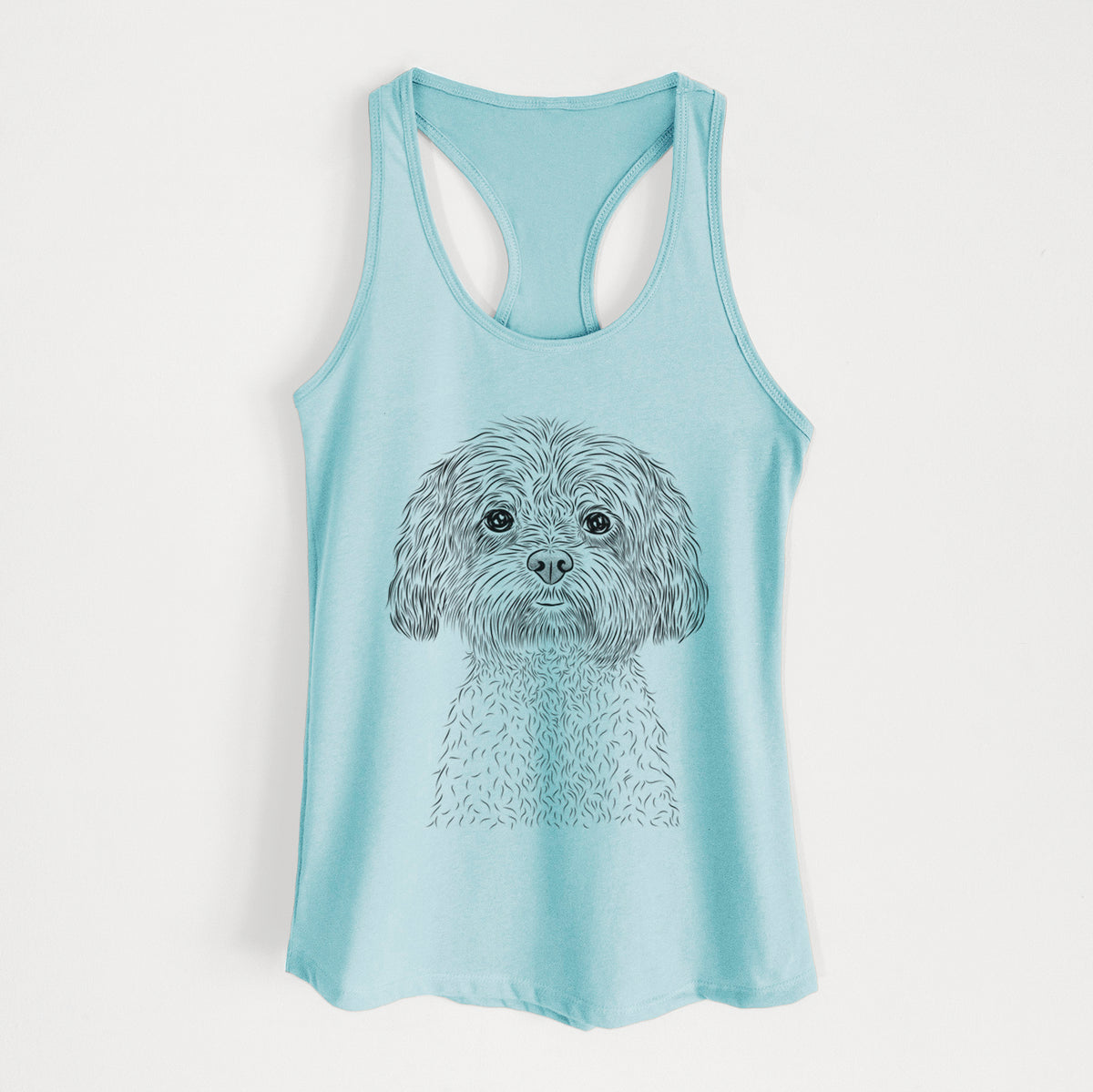Lane the Lhasa Apso - Women's Racerback Tanktop