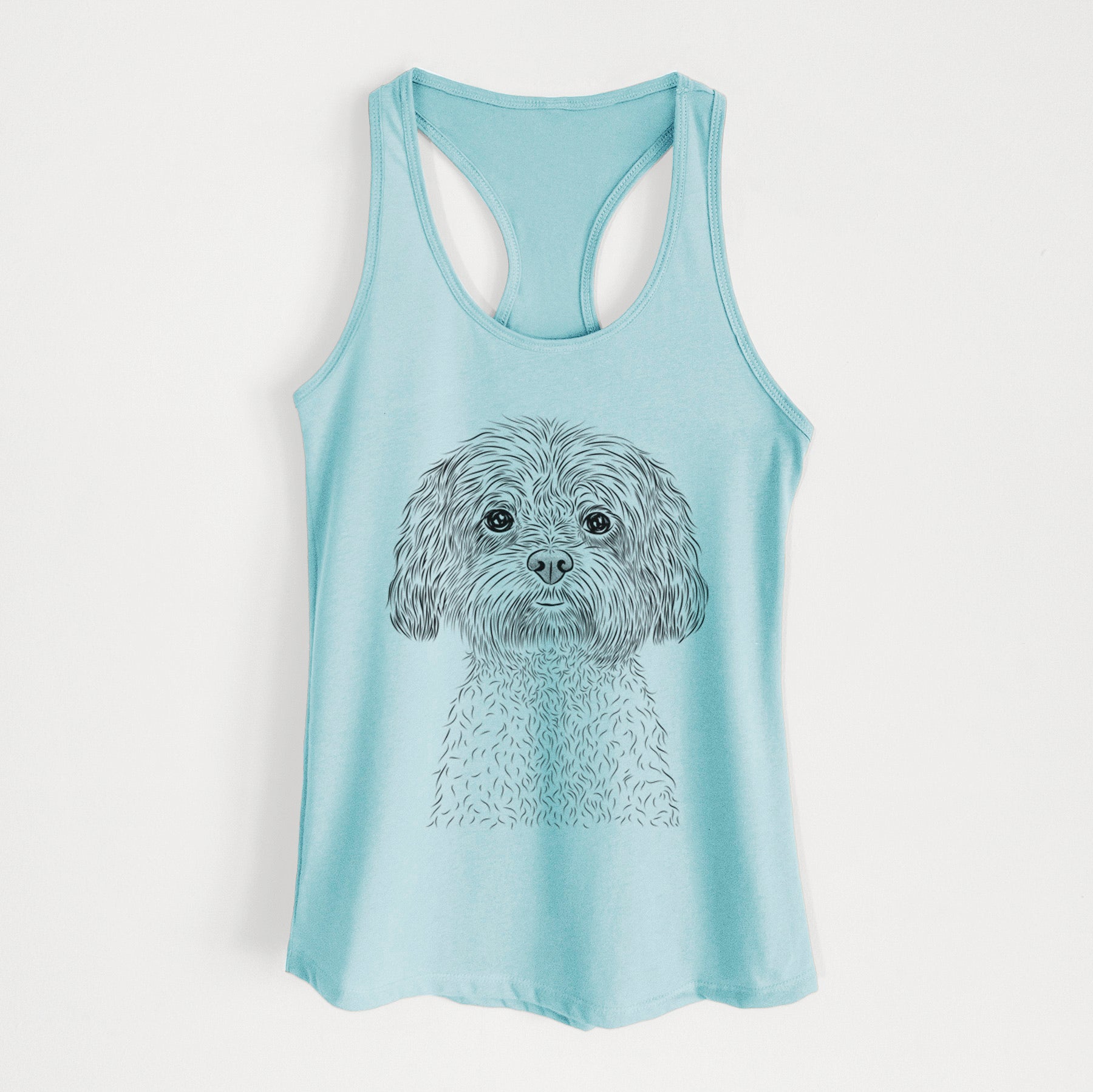 Lane the Lhasa Apso - Women's Racerback Tanktop