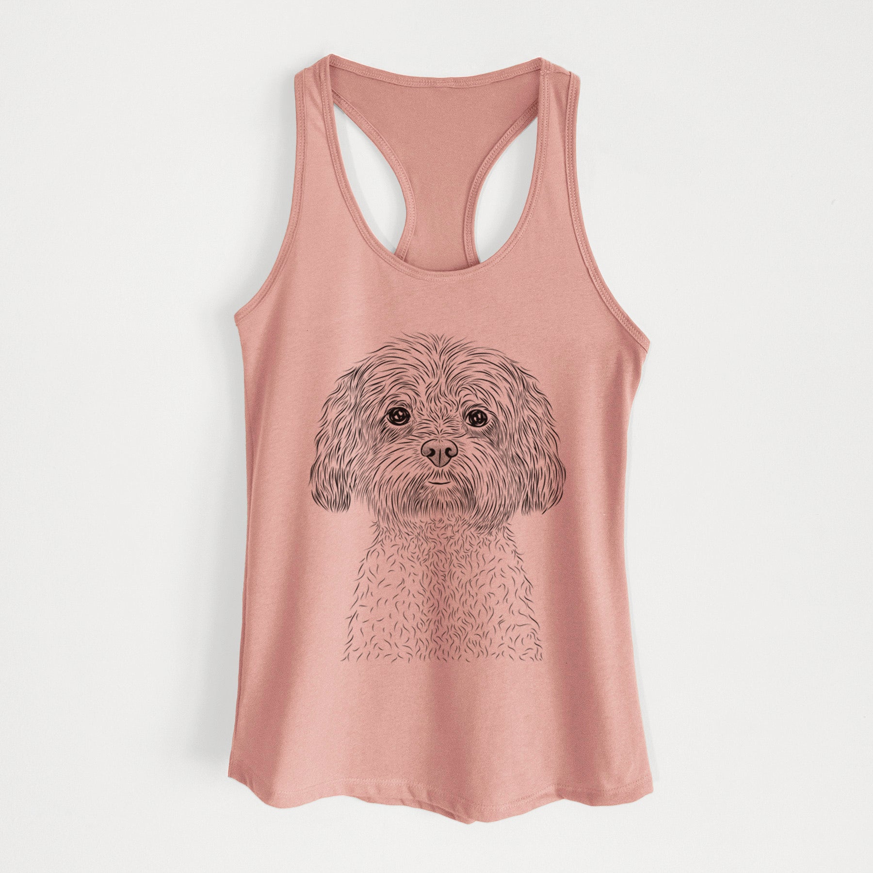 Lane the Lhasa Apso - Women's Racerback Tanktop