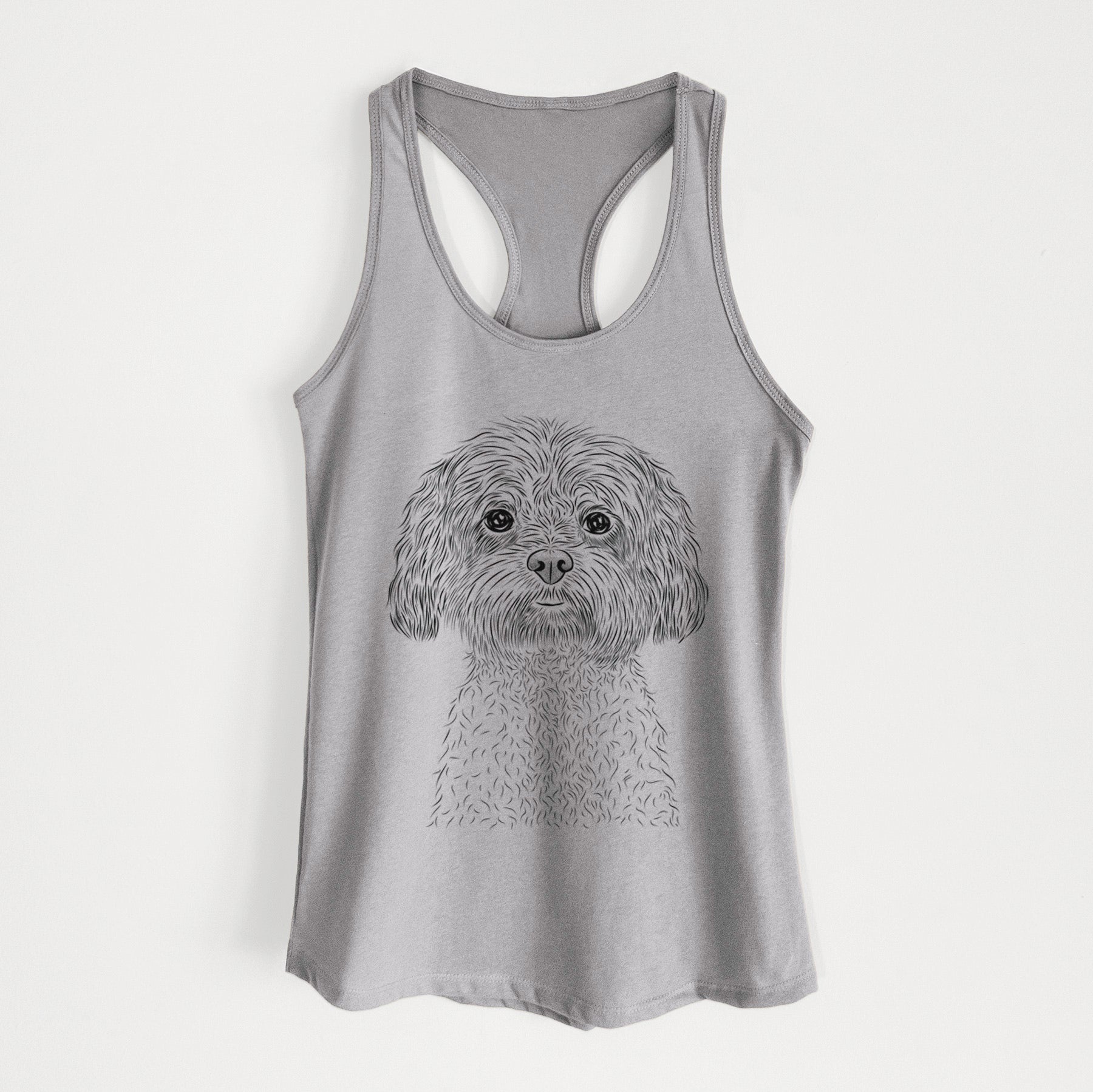 Lane the Lhasa Apso - Women's Racerback Tanktop