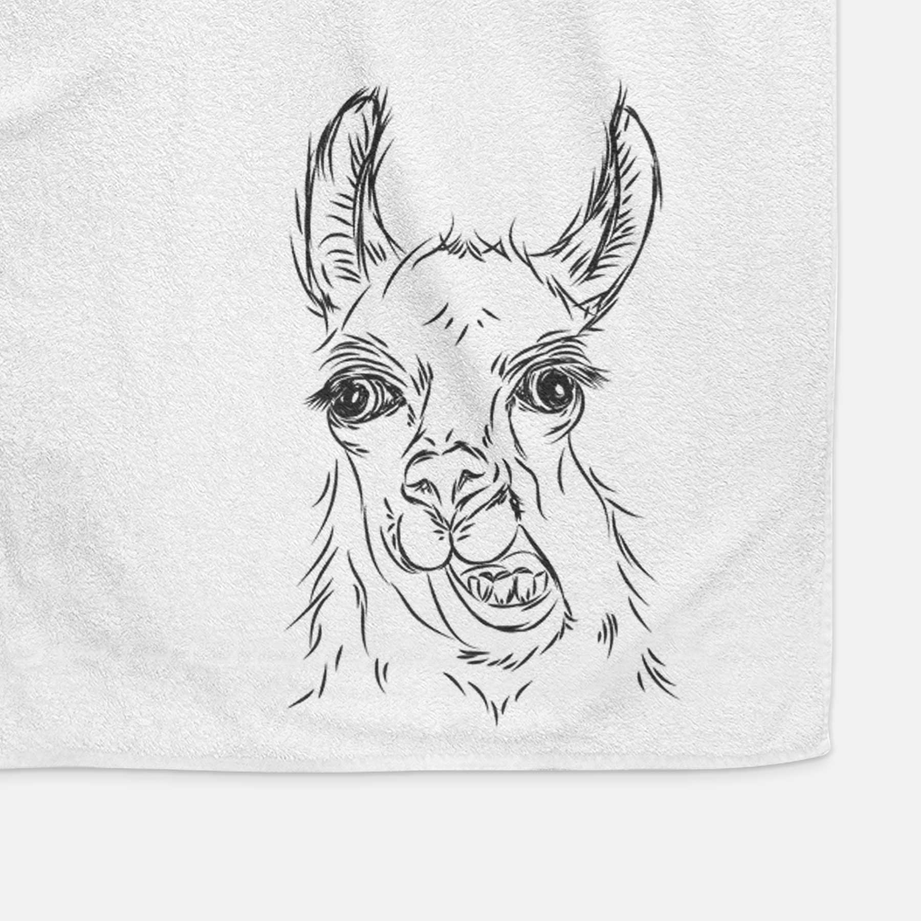 Larry the Llama Decorative Hand Towel