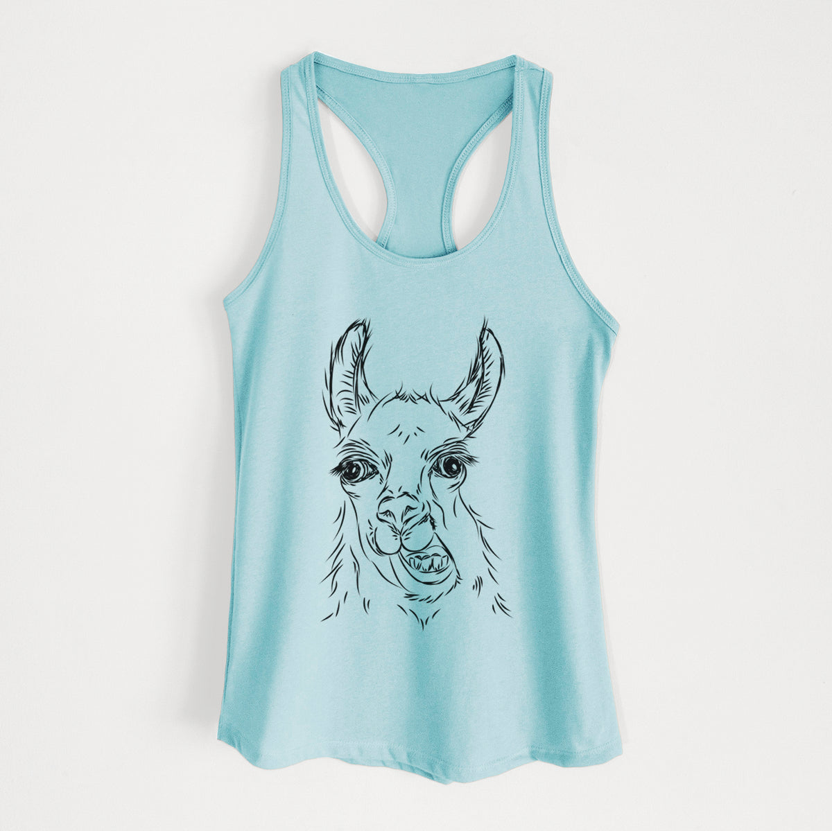Larry the Llama - Women's Racerback Tanktop
