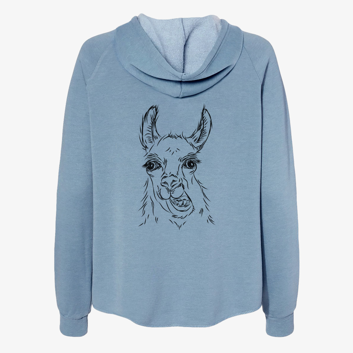 Larry the Llama - Women's Cali Wave Zip-Up Sweatshirt