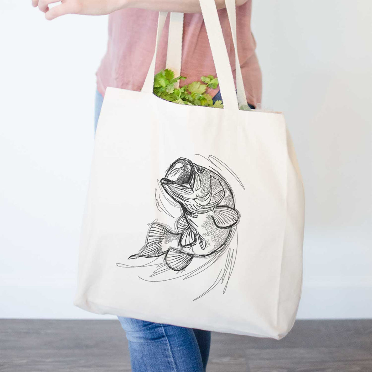 Larry the Largemouth Bass - Tote Bag