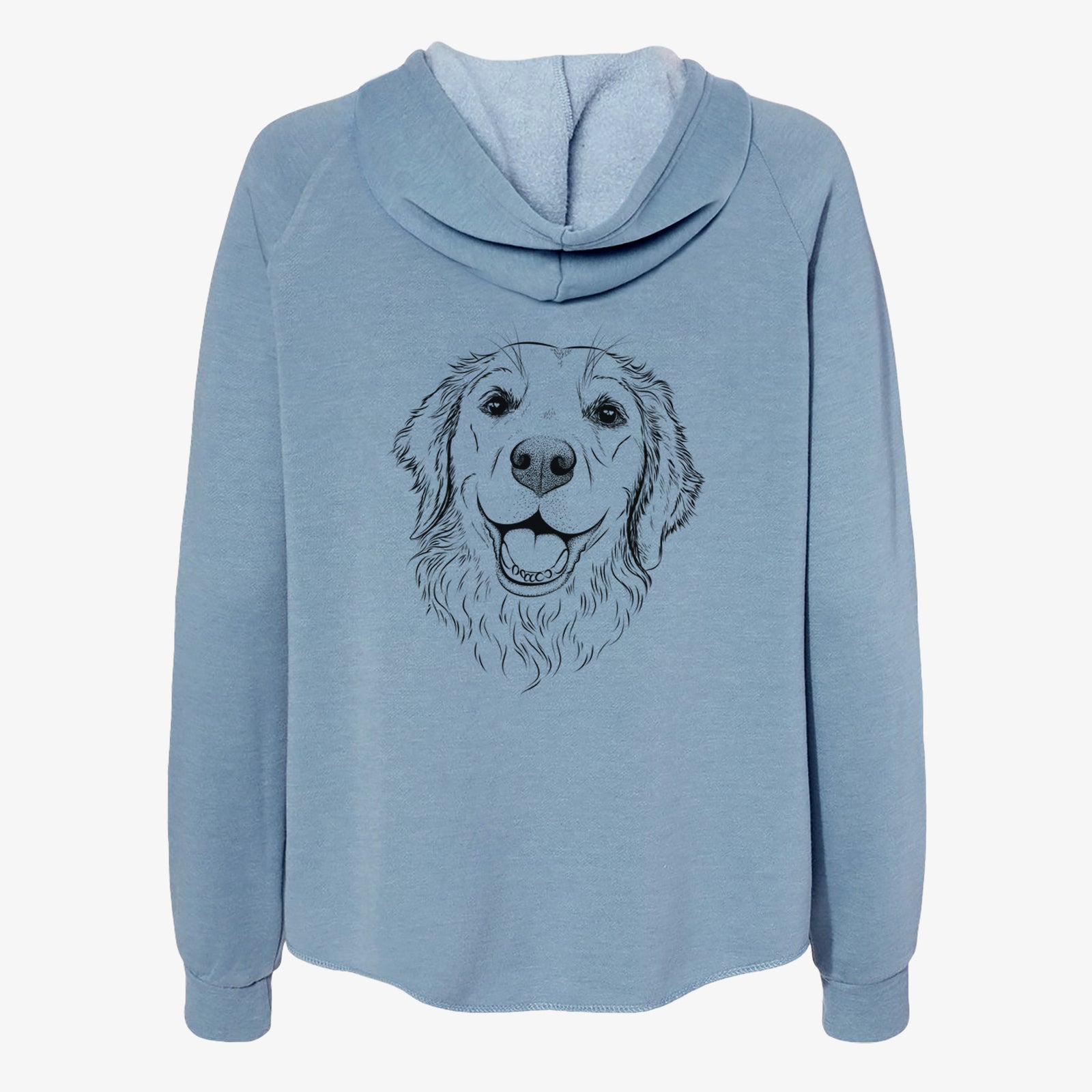 Legend the Golden Retriever - Women's Cali Wave Zip-Up Sweatshirt