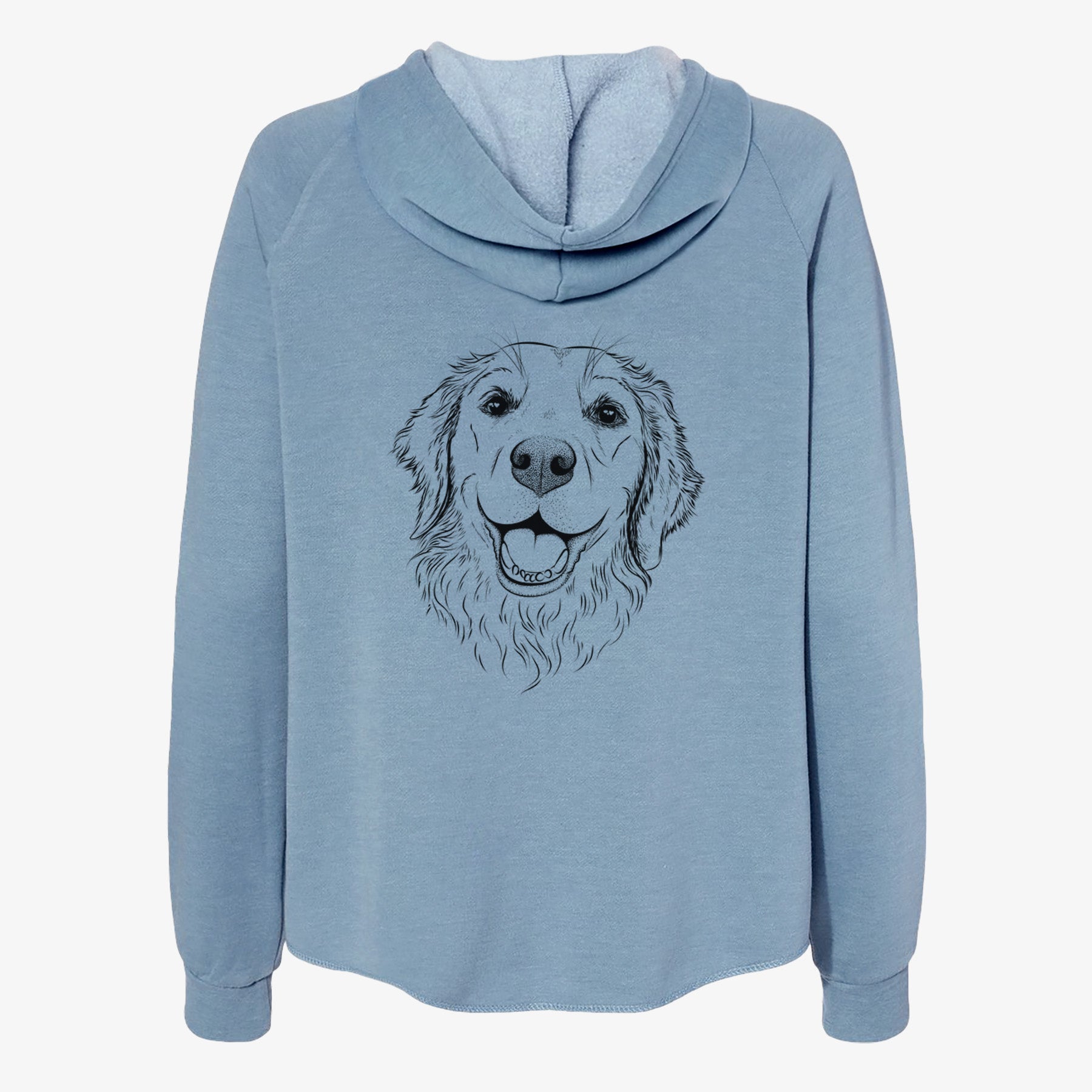 Legend the Golden Retriever - Women's Cali Wave Zip-Up Sweatshirt