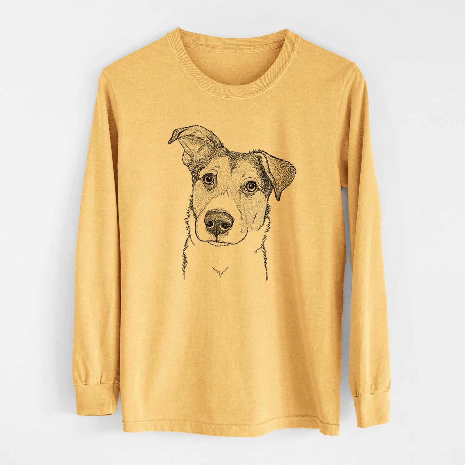 Bare Leia the Mixed Breed - Heavyweight 100% Cotton Long Sleeve