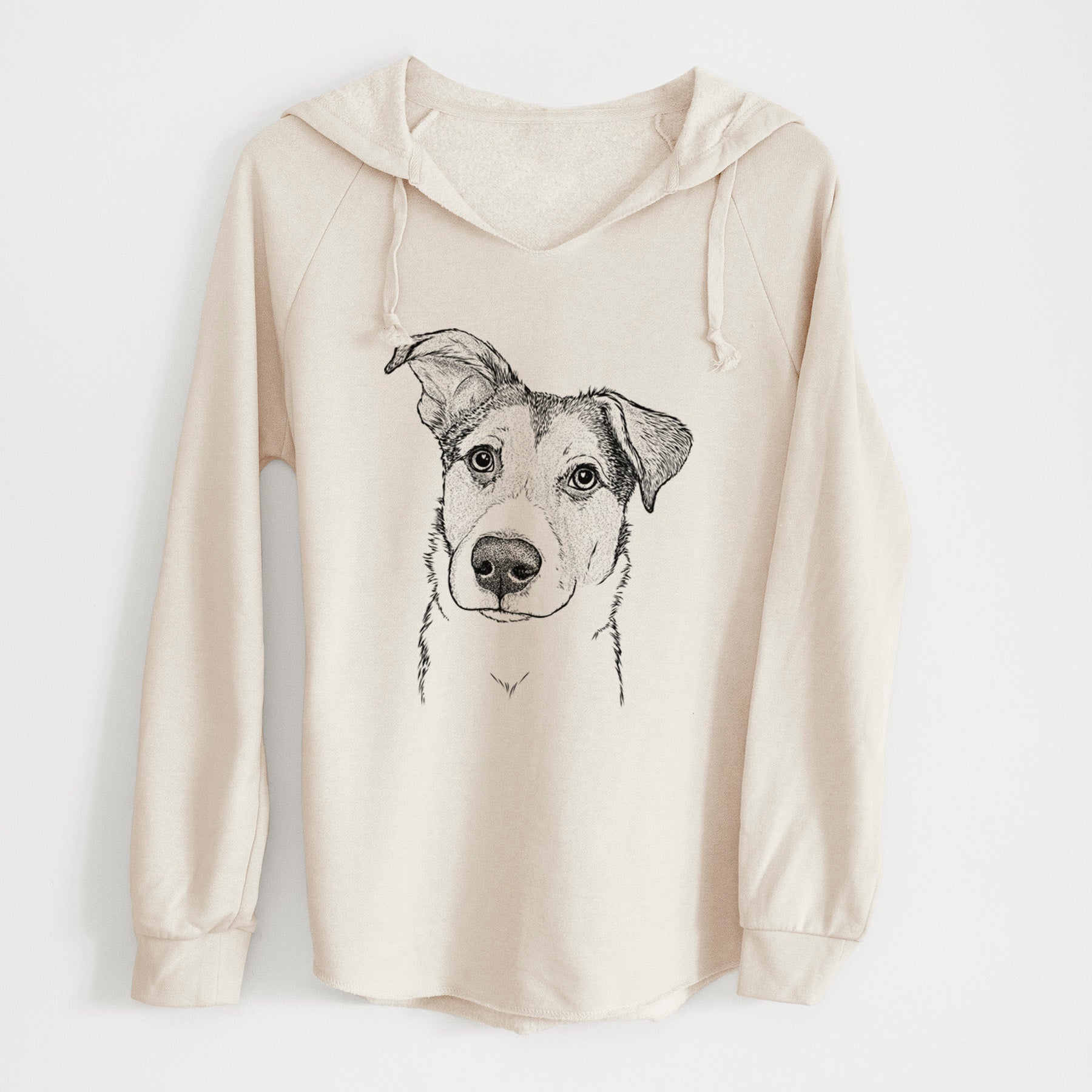 Bare Leia the Mixed Breed - Cali Wave Hooded Sweatshirt