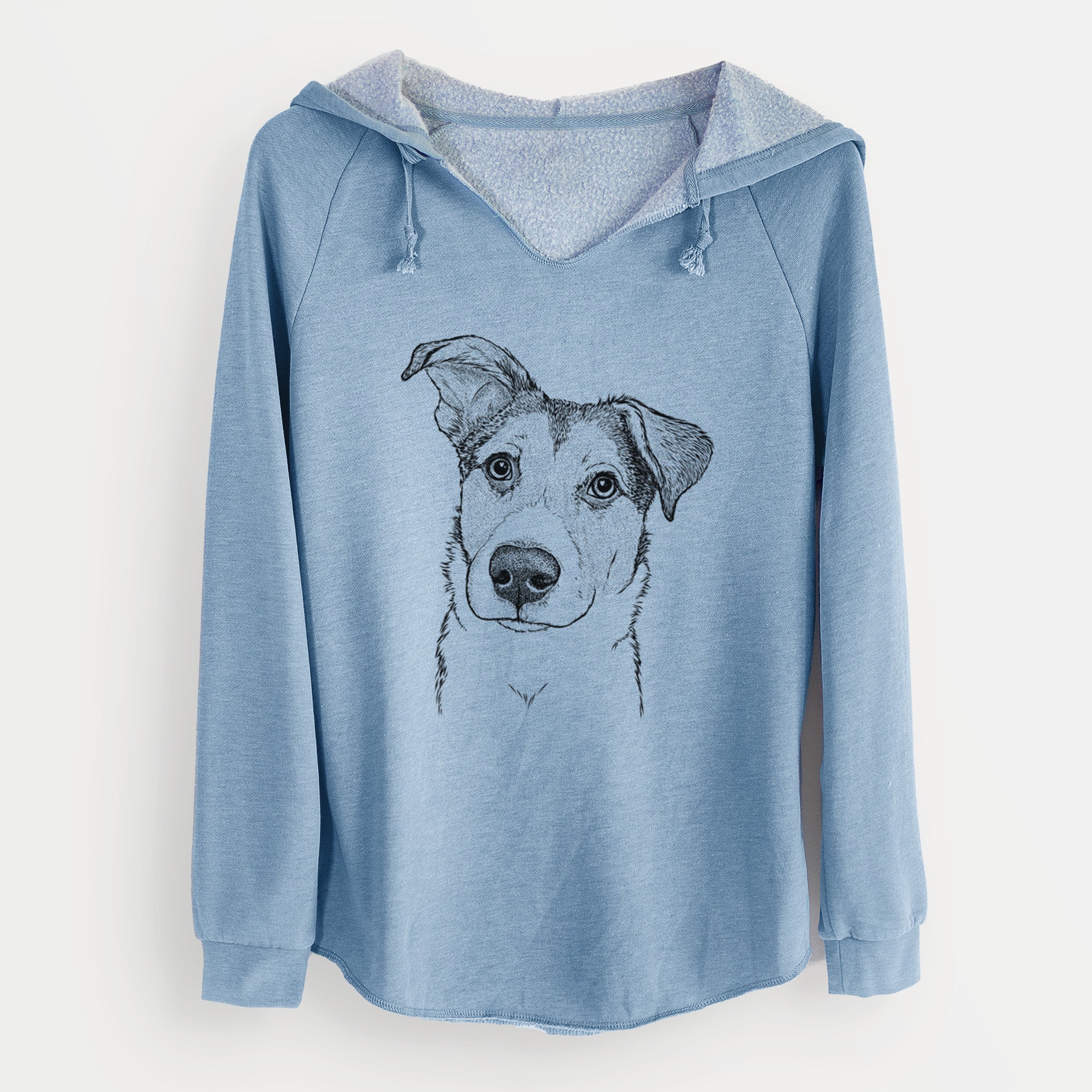 Bare Leia the Mixed Breed - Cali Wave Hooded Sweatshirt