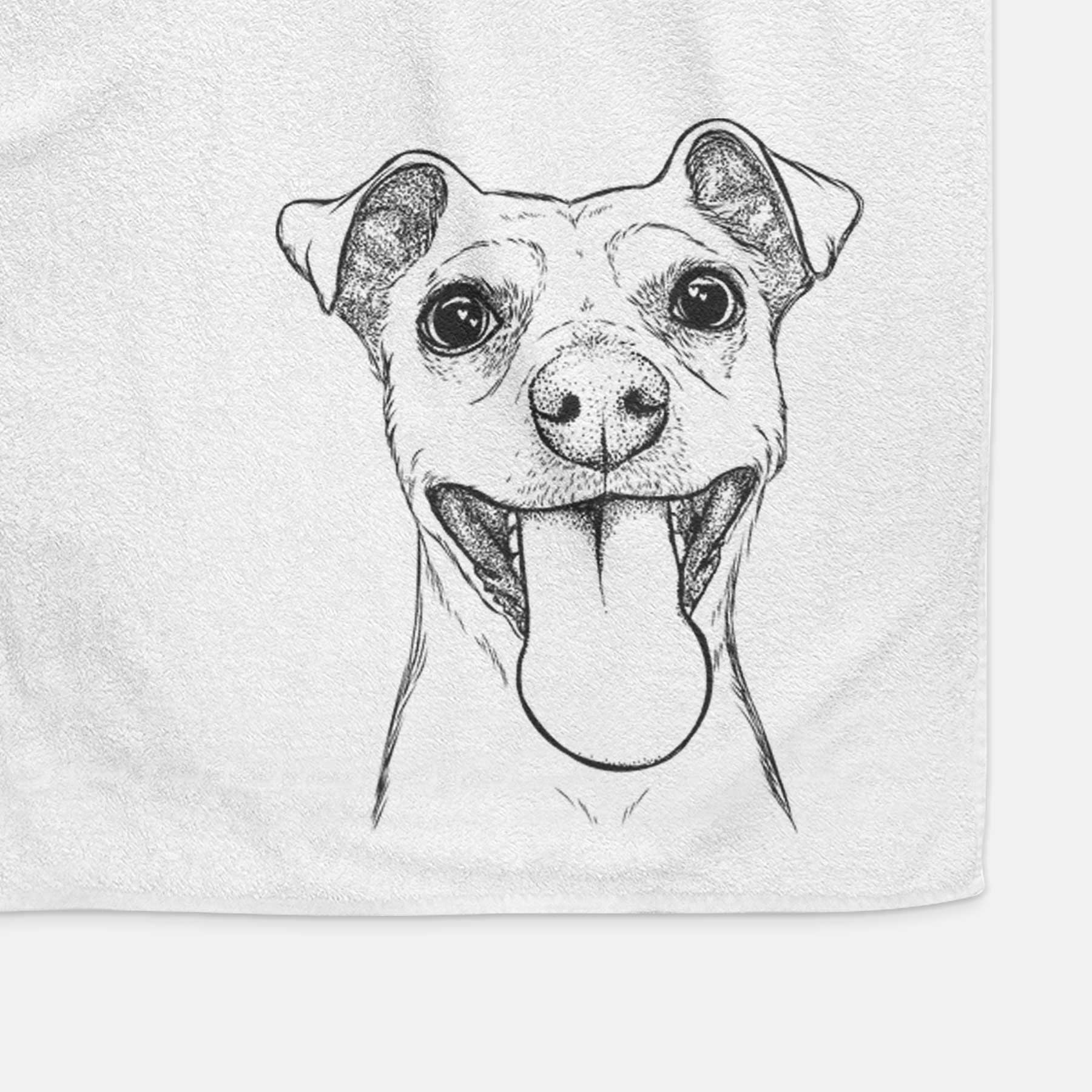 Lemmie the Mixed Breed Decorative Hand Towel