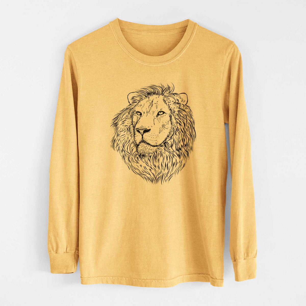 Bare Lenny the Lion - Heavyweight 100% Cotton Long Sleeve