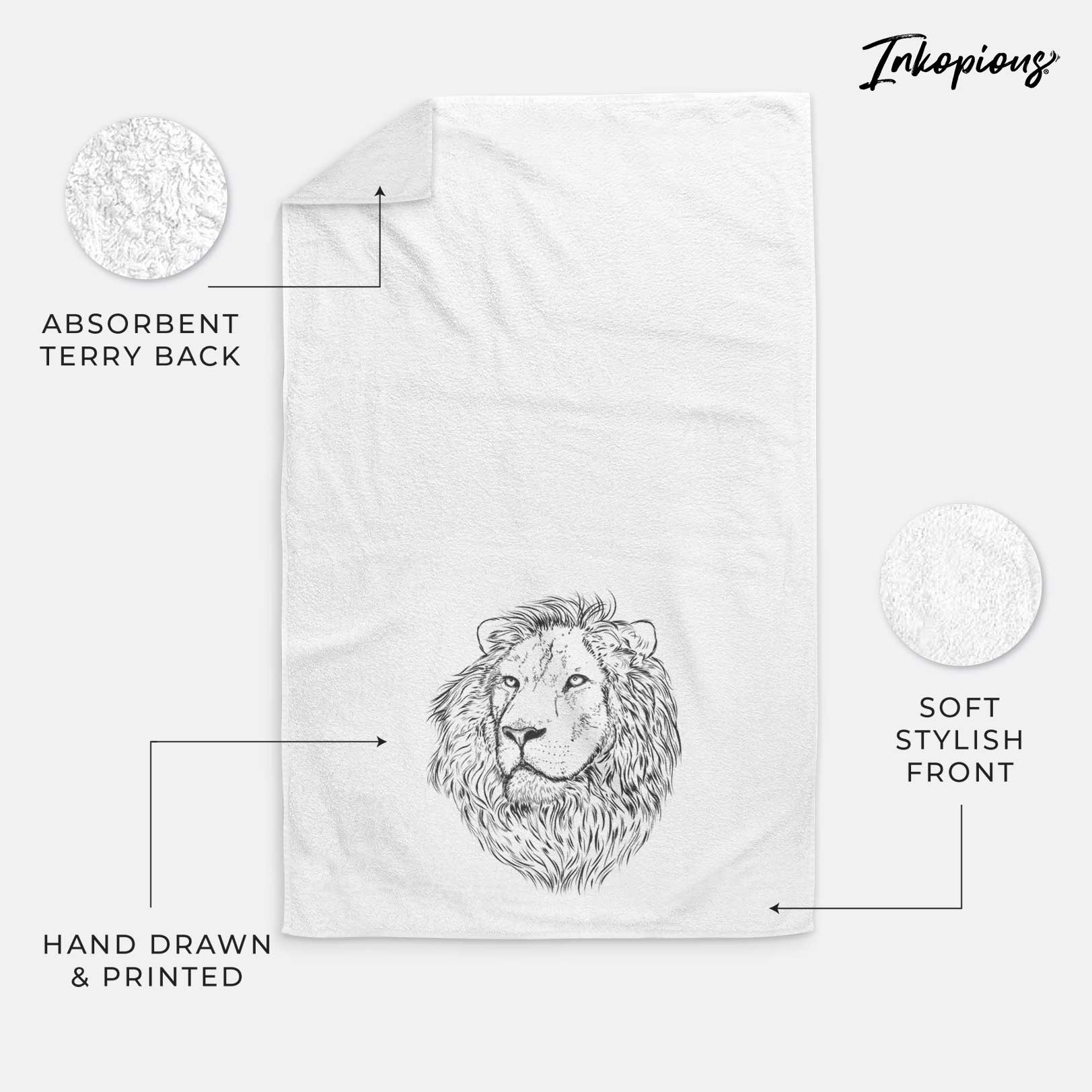 Lenny the Lion Decorative Hand Towel