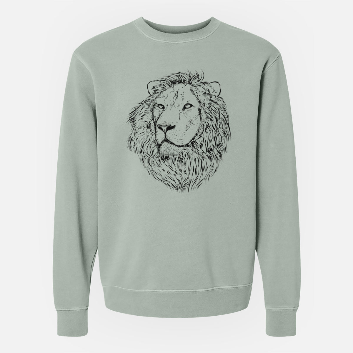 Bare Lenny the Lion - Unisex Pigment Dyed Crew Sweatshirt