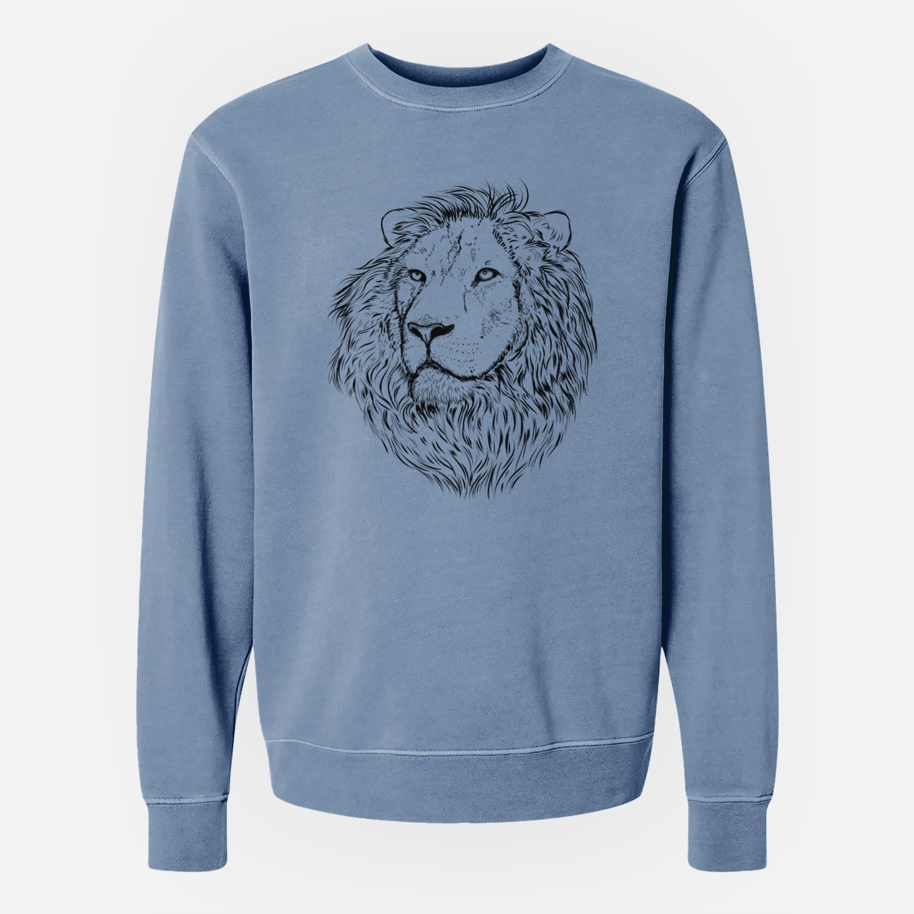 Bare Lenny the Lion - Unisex Pigment Dyed Crew Sweatshirt