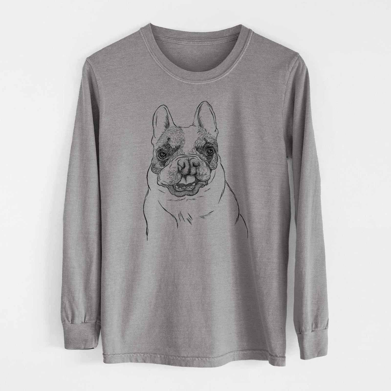 Bare Lentil the French Bulldog - Heavyweight 100% Cotton Long Sleeve