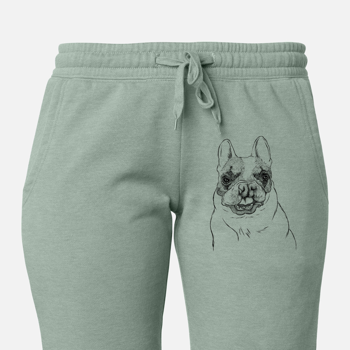 Lentil the French Bulldog - Women&#39;s Cali Wave Joggers