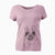 Bare Lentil the French Bulldog - Women's V-neck Shirt