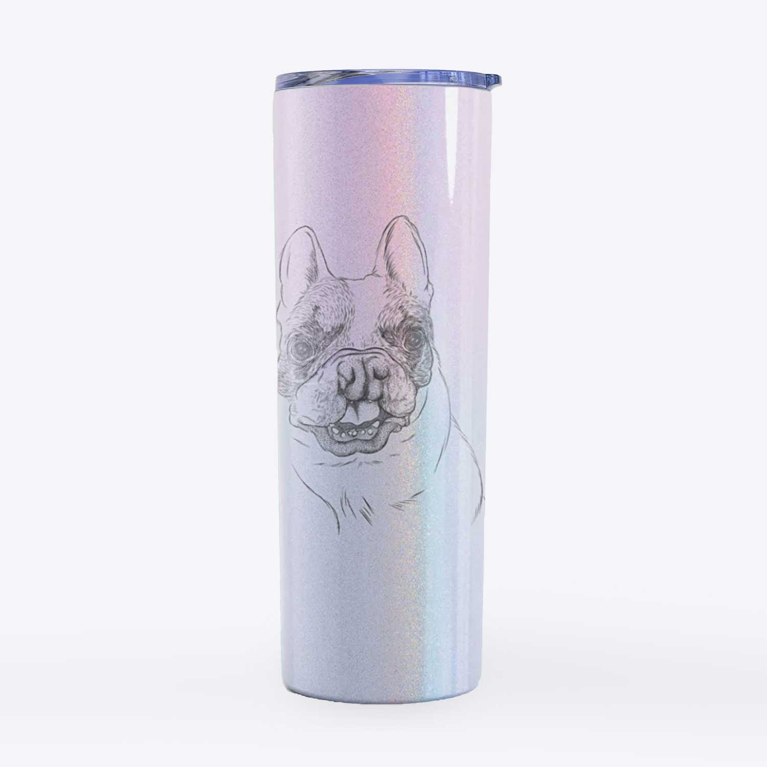 Lentil the French Bulldog - 20oz Skinny Tumbler