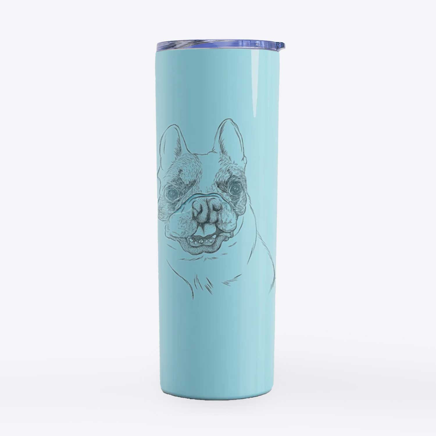 Lentil the French Bulldog - 20oz Skinny Tumbler