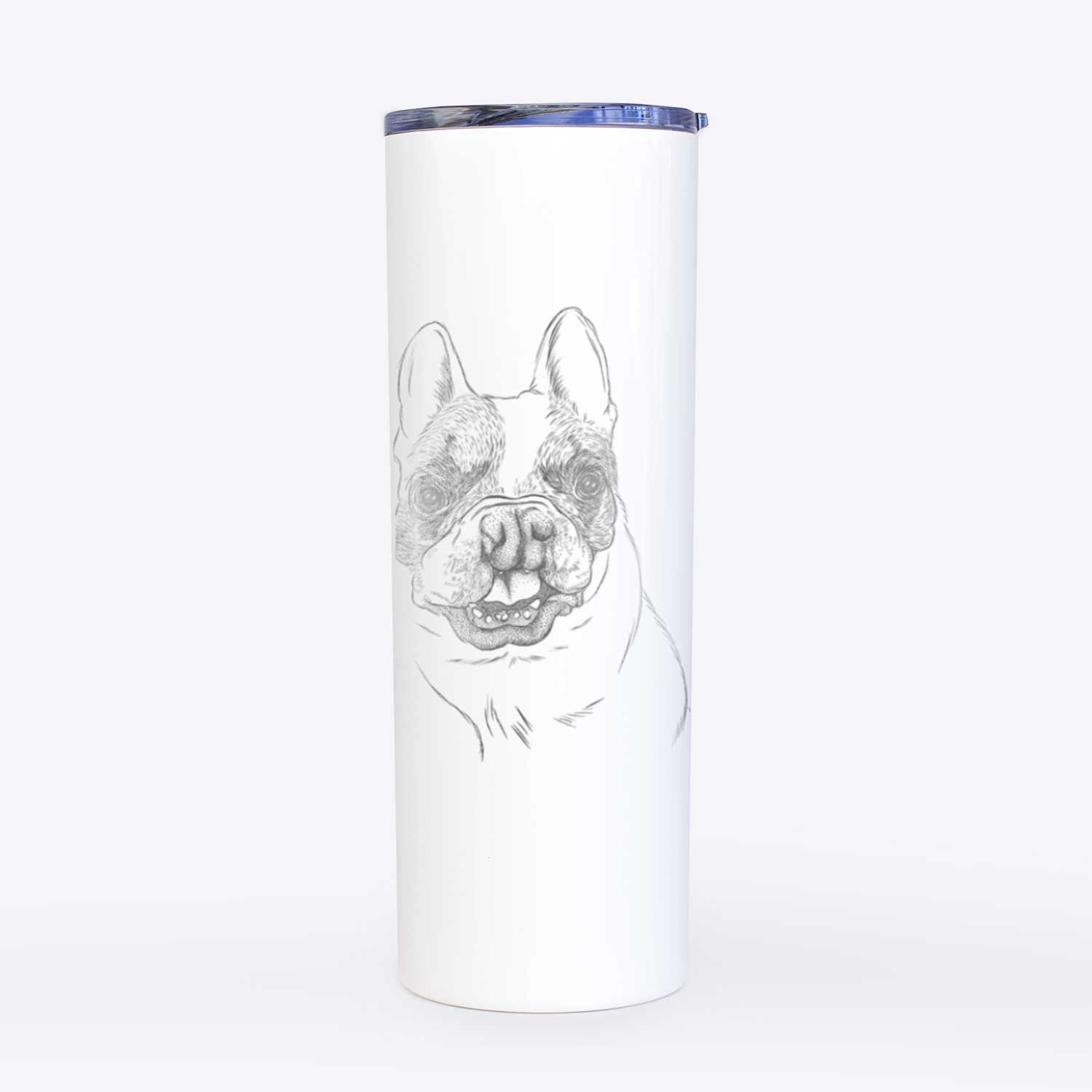 Lentil the French Bulldog - 20oz Skinny Tumbler