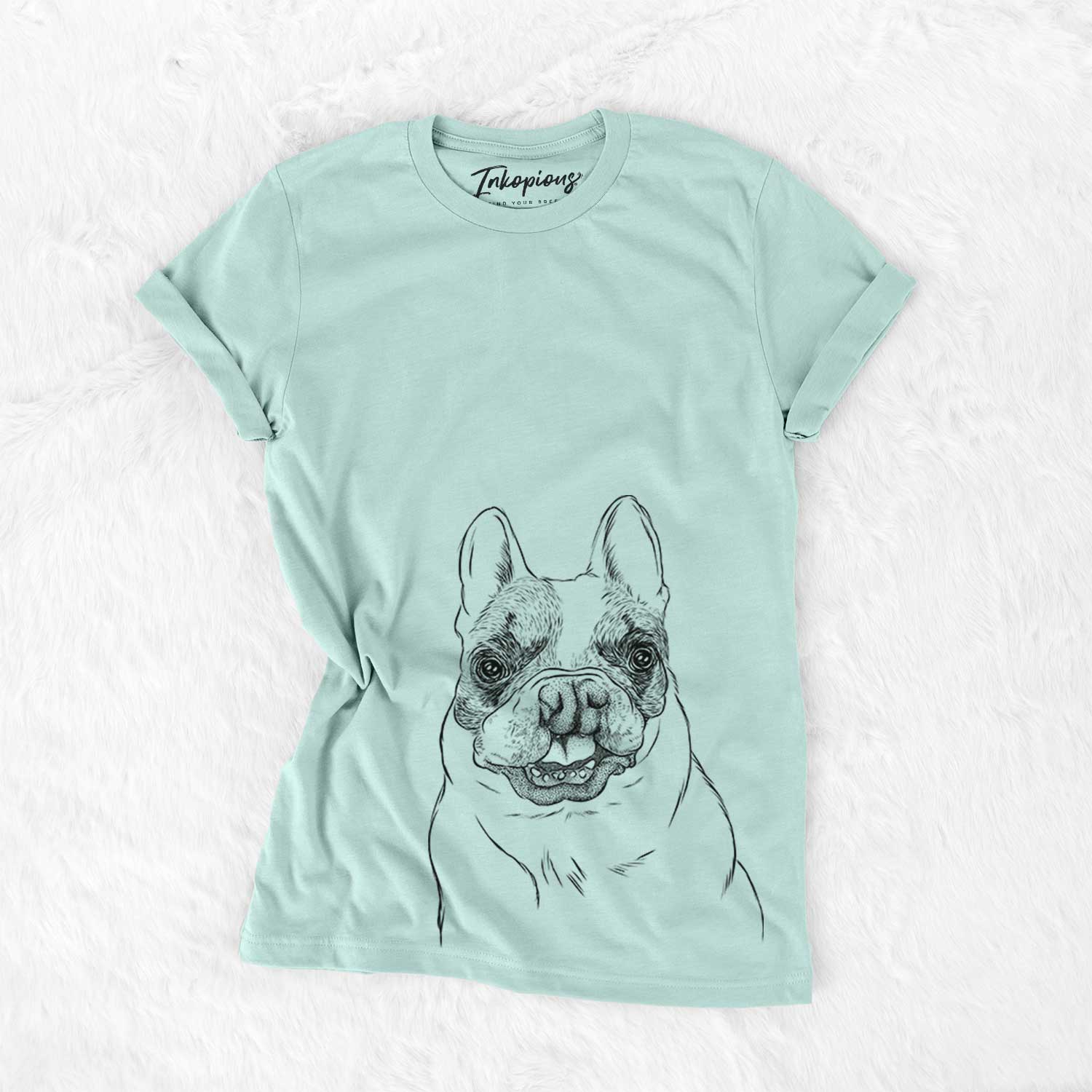 Lentil the French Bulldog - Bella Canvas Unisex Crewneck