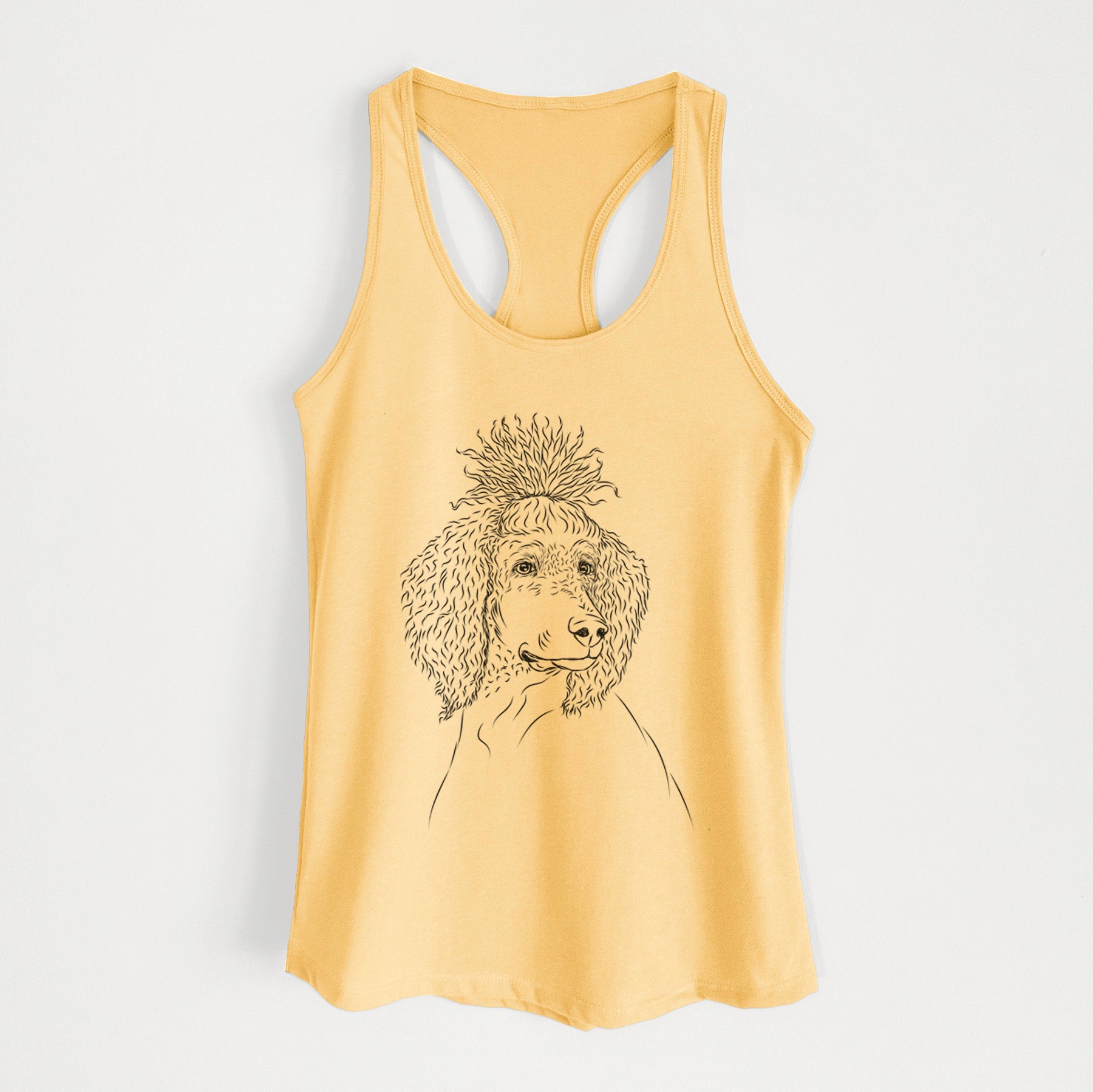 Leo the Poodle - Women's Racerback Tanktop