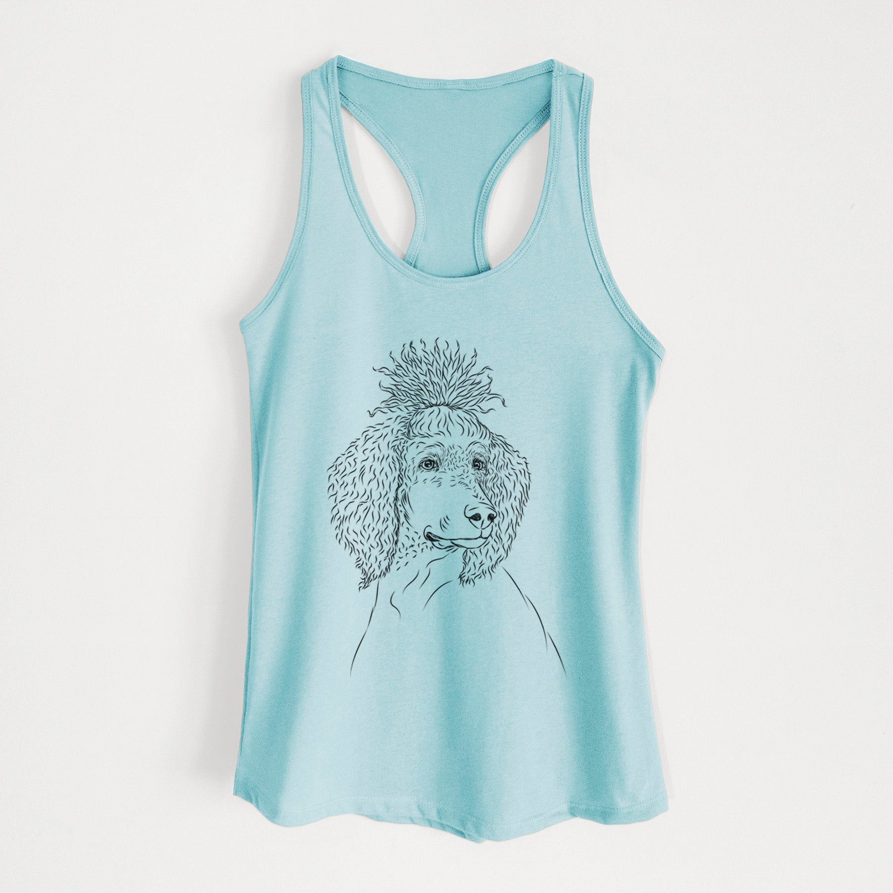 Leo the Poodle - Women's Racerback Tanktop