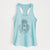 Leo the Poodle - Women's Racerback Tanktop