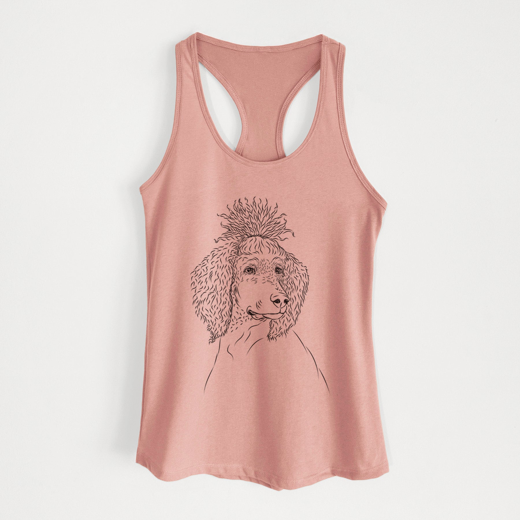 Leo the Poodle - Women's Racerback Tanktop