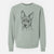 Bare Leo the Ibizan Hound Bull Mastiff Mix - Unisex Pigment Dyed Crew Sweatshirt