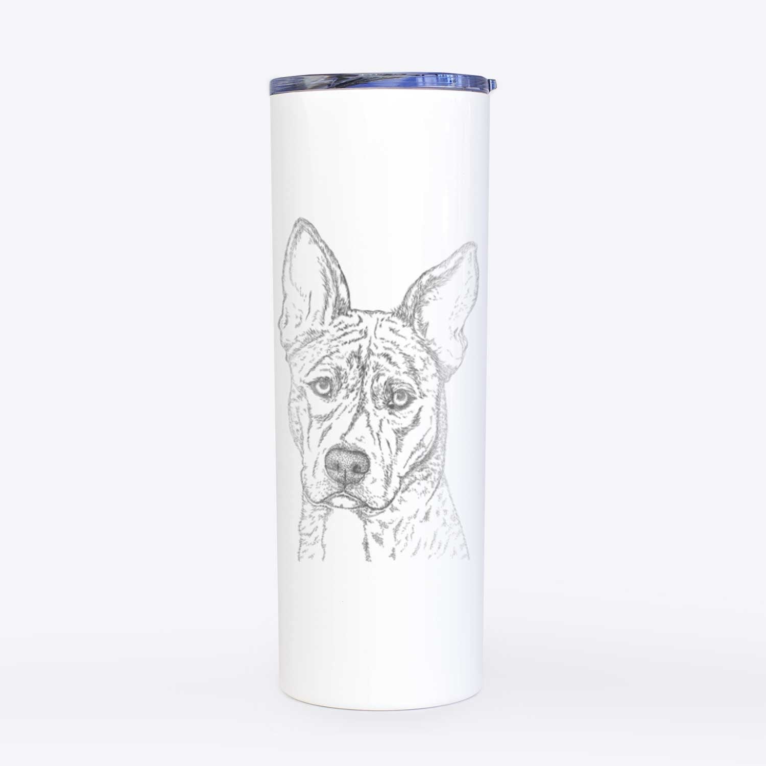 Leo the Ibizan Hound Bull Mastiff Mix - 20oz Skinny Tumbler