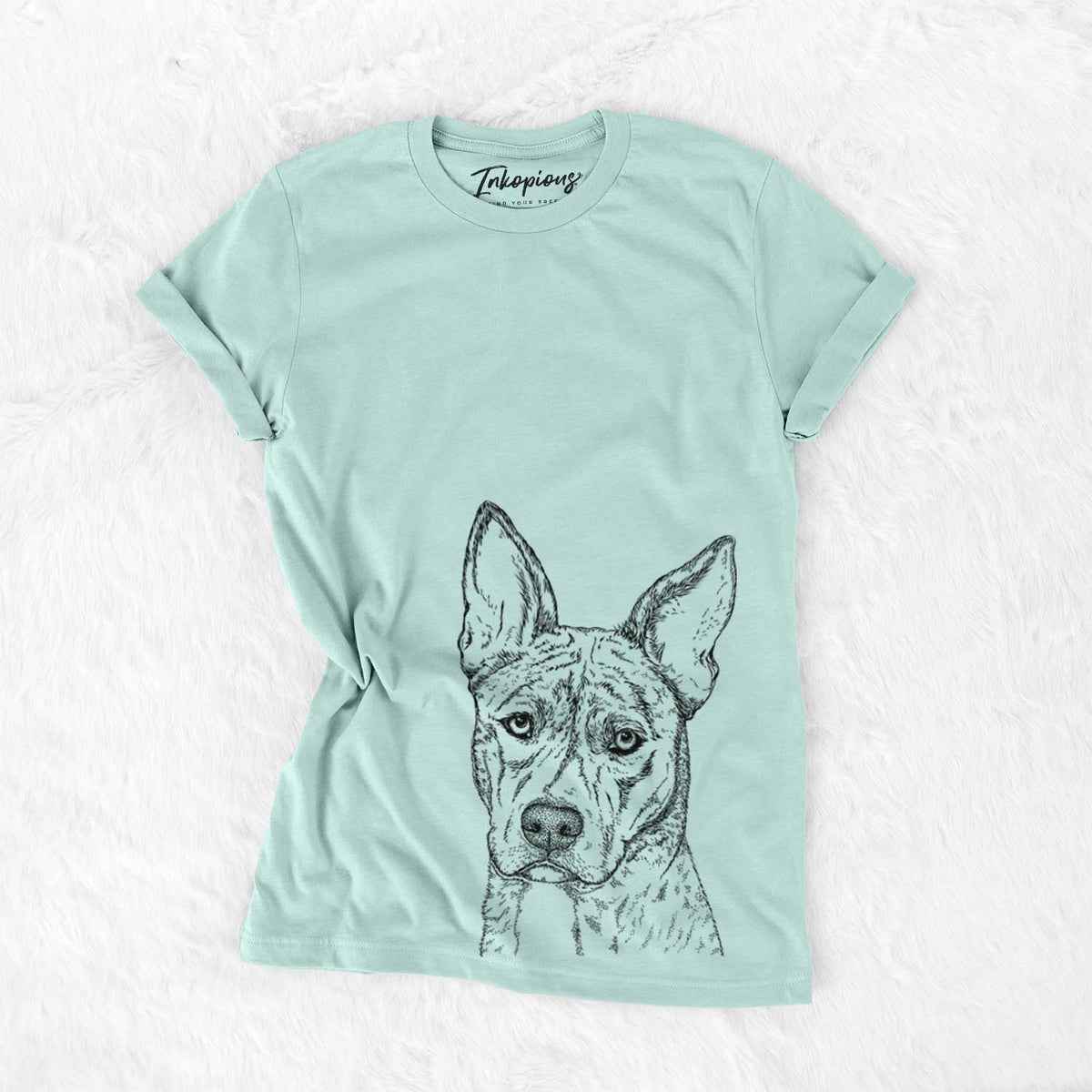 Bare Leo the Ibizan Hound Bull Mastiff Mix - Unisex Crewneck