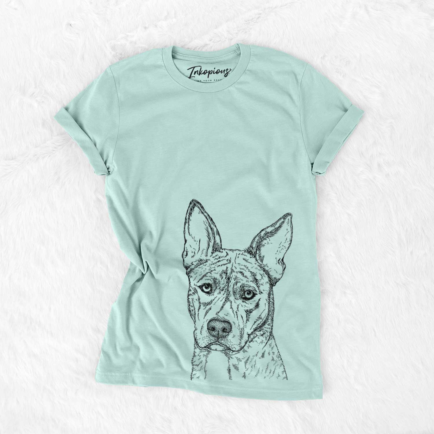 Bare Leo the Ibizan Hound Bull Mastiff Mix - Unisex Crewneck