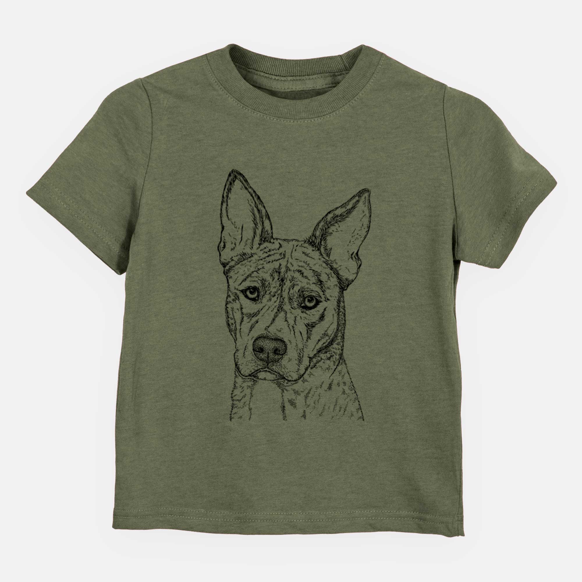 Bare Leo the Ibizan Hound Bull Mastiff Mix - Kids/Youth/Toddler Shirt